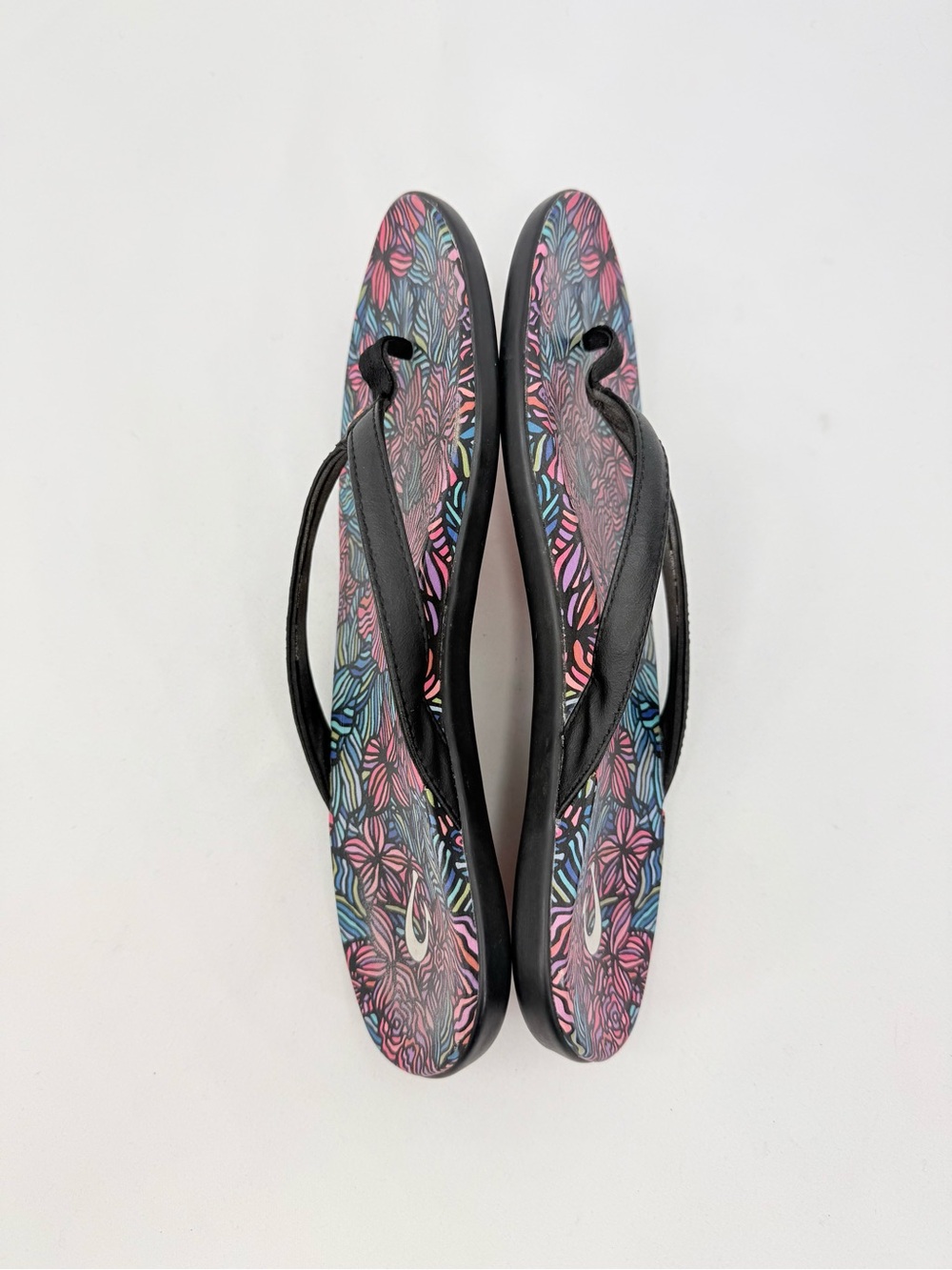 Olukai Ho'Opio Hau Colorful Hibiscus Floral Arch Support Thong FlipFlop Sandals - Picture 8 of 12
